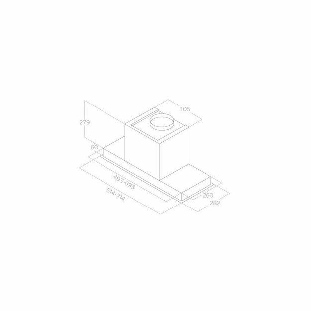 Встраиваемая вытяжка Elica HIDDEN ADVANCE BL MAT/A/52 в Тюмени (preview 4)