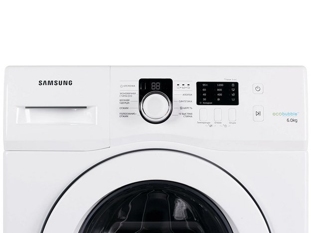 Стиральная машина Samsung WF 60 F1R0E2W/DLP в Тюмени (preview 7)