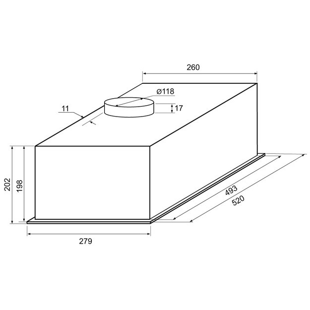 Встраиваемая вытяжка KRONA WERMUT 600 DN BLACK PB BF в Тюмени (preview 14)