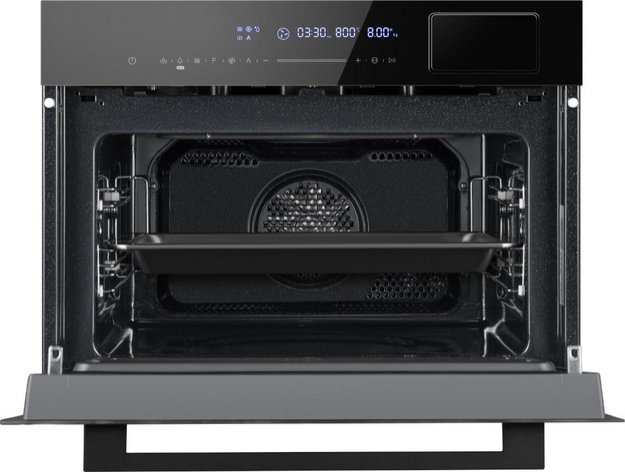 Компактный духовой шкаф с СВЧ и паром Weissgauff OEMS 459 PDB Black Edition в Тюмени (preview 3)