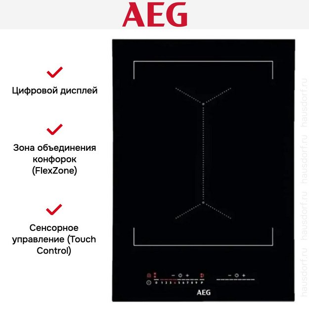 Варочная панель AEG IKE42640KB в Тюмени (preview 4)