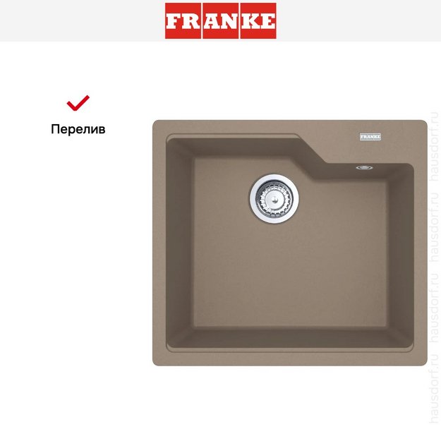 Мойка Franke UBG 610-50 миндаль в Тюмени (preview 8)