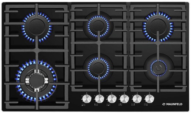 Газовая варочная панель Maunfeld EGHG.95.63CB/G в Тюмени (preview 2)