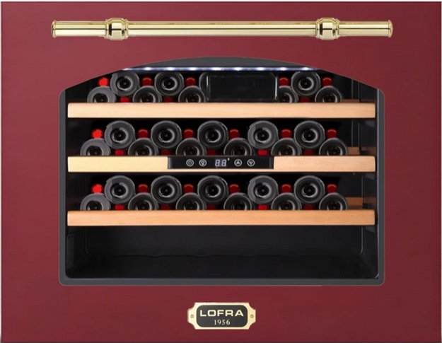 Встраиваемый винный шкаф Lofra ZBRR24M/O CANTINA 24 BURGUNDY OTTONE в Тюмени (preview 1)