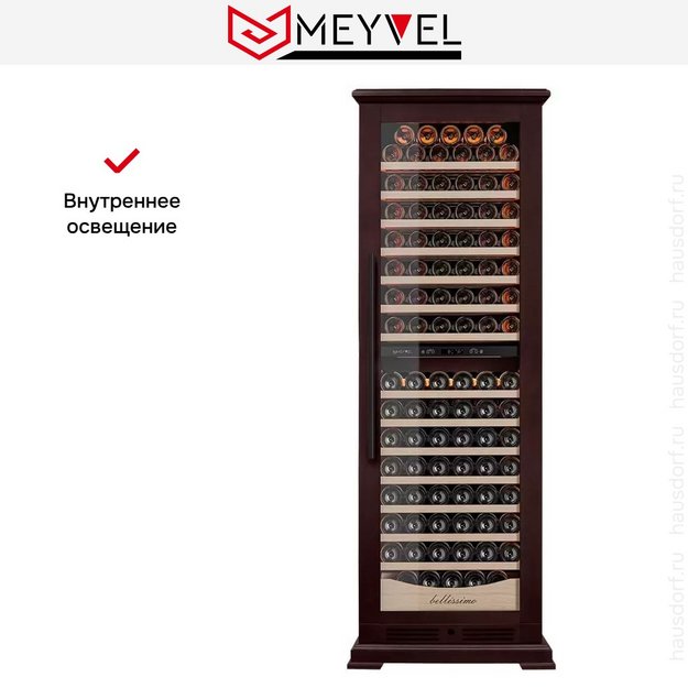 Винный шкаф Meyvel MV163PRO-KBT2 (Спелая вишня) в Тюмени (preview 17)