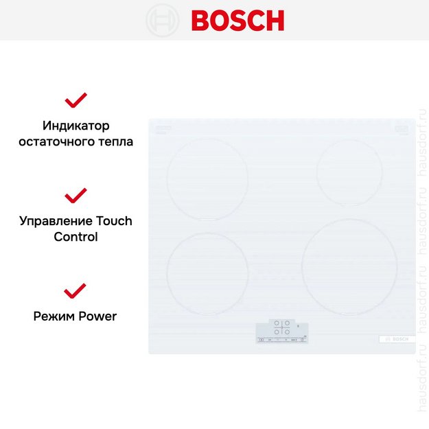 Индукционная варочная панель Bosch PUE612BB1E в Тюмени (preview 6)
