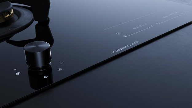 Газовая варочная панель с индукцией Kuppersbusch KIG 6850.0 SR-E5 Black Velvet в Тюмени (preview 6)