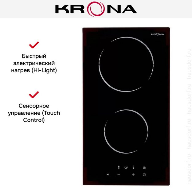 Варочная панель KRONA TEMPO 30 BL в Тюмени (preview 5)