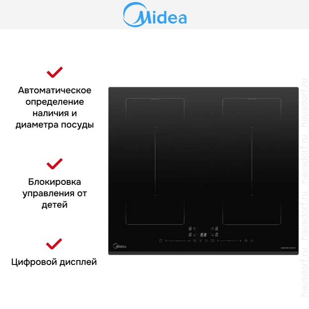 Варочная панель Midea MIH67787F в Тюмени (preview 7)