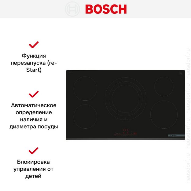 Индукционная варочная панель Bosch PIV931HC1E в Тюмени (preview 5)