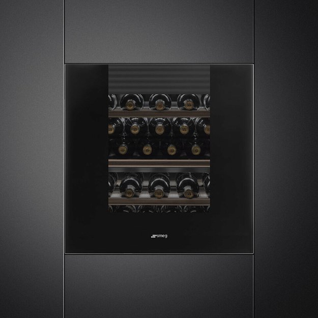 Встраиваемый холодильный шкаф для вина Smeg CVI129B3 в Тюмени (фото 2) Встраиваемый холодильный шкаф для вина Smeg CVI129B3 в Тюмени (preview 2)