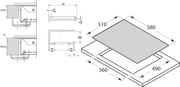 Варочная панель Franke FRSM 604 CT BK в Тюмени (preview 4)