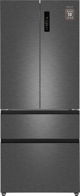 Отдельностоящий холодильник Weissgauff WFD 450 Built-in Inverter NoFrost Dark Inox в Тюмени (preview 1)