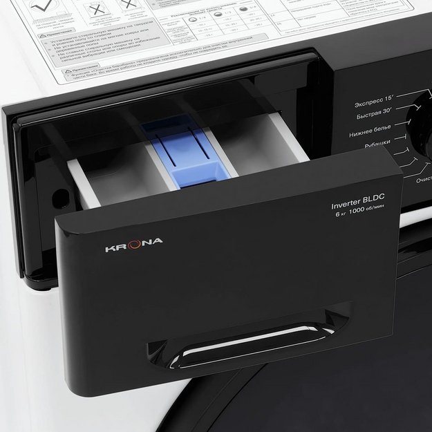 Стиральная машина KRONA RHENE WHITE 1000 6K WM в Тюмени (preview 7)