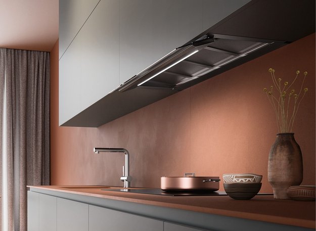 Встраиваемая вытяжка Falmec VIRGOLA TOUCH BLACK 90 в Тюмени (preview 3)