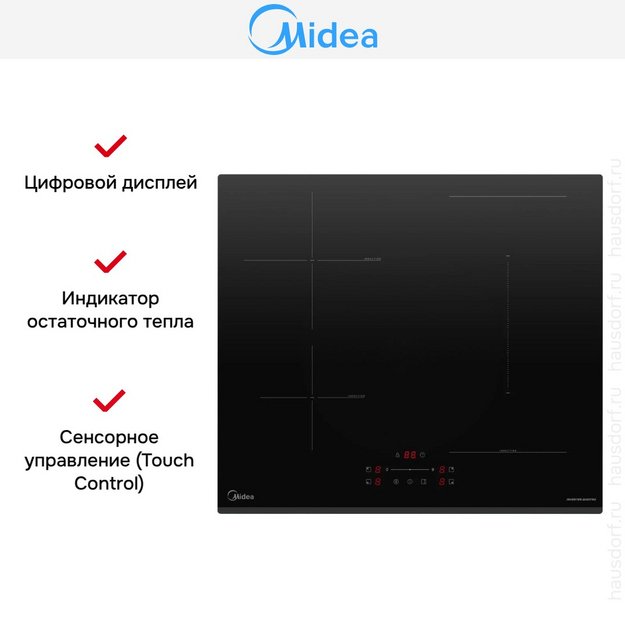 Варочная панель индукционная Midea MIH65783F в Тюмени (preview 9)
