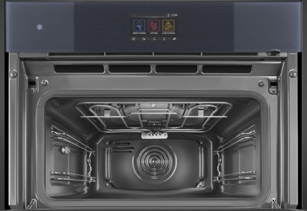 Компактный духовой шкаф с пароваркой шкаф Smeg SO4104APG в Тюмени (preview 2)