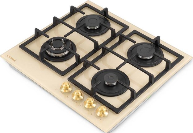 Газовая варочная панель Hyundai HHG 6434 BE в Тюмени (preview 3)