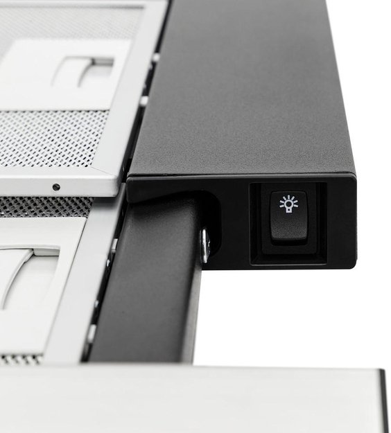 Вытяжка Krona Kamilla slim 600 black/inox (2 мотора) в Тюмени (preview 9)