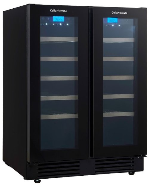 Встраиваемый под столешницу винный шкаф CellarPrivate CP042-2TBH в Тюмени (preview 1)