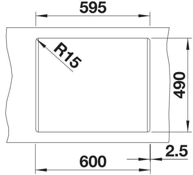Мойка BLANCO NAYA 6 Silgranit черный в Тюмени (preview 3)
