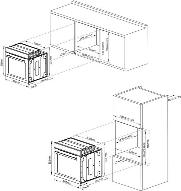 Духовой шкаф Korting OKB 9261 CPGN в Тюмени (preview 2)