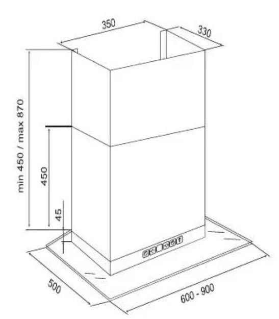 Вытяжка Kuppersberg DK 900 IS Х 1HTC в Тюмени (preview 2)