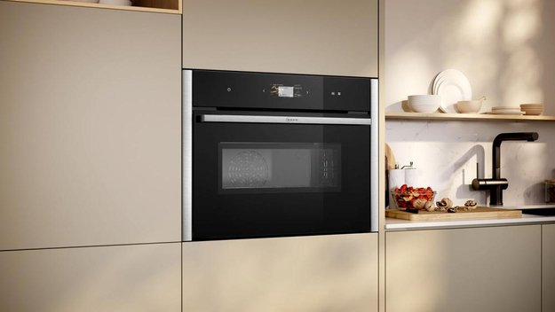 Компактный духовой шкаф с микроволнами Neff C24MS31N0 в Тюмени (фото 5) Компактный духовой шкаф с микроволнами Neff C24MS31N0 в Тюмени (preview 5)
