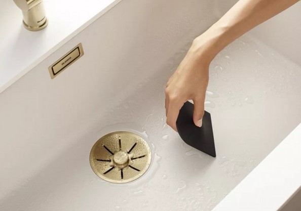 Набор декоративных элементов Blanco C-overflow и InFino® Satin Gold (две чаши) 203477 в Тюмени (preview 2)