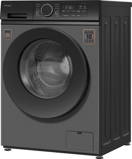 Стиральная машина Weissgauff WM 601411 Inverter Steam Grey в Тюмени (preview 4)