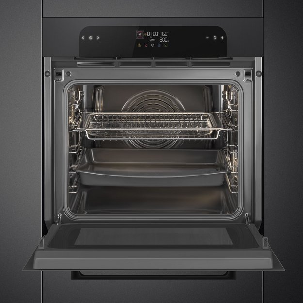 Духовой шкаф с функцией СВЧ Smeg SO6202M2B в Тюмени (preview 3)