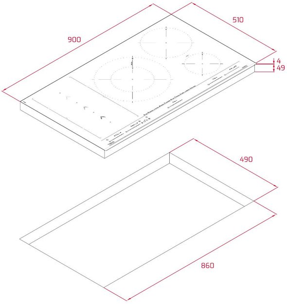 Индукционная варочная панель Teka IZS 97630 MST BLACK в Тюмени (preview 9)