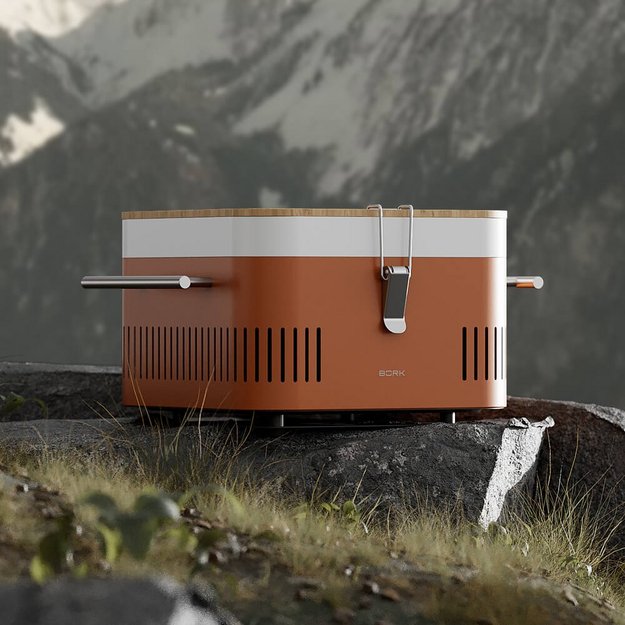 Портативный угольный гриль-барбекю BORK G503 or в Тюмени (preview 13)