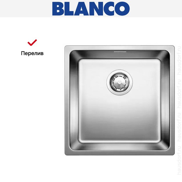 Мойка Blanco Andano 450-IF нержавеющая сталь в Тюмени (preview 6)