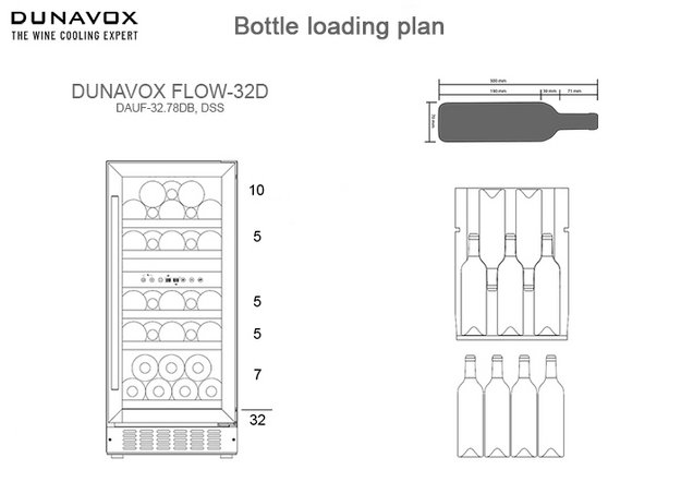 Встраиваемый винный шкаф Dunavox DAUF-32.78DC в Тюмени (фото 1) Встраиваемый винный шкаф Dunavox DAUF-32.78DC в Тюмени (preview 1)