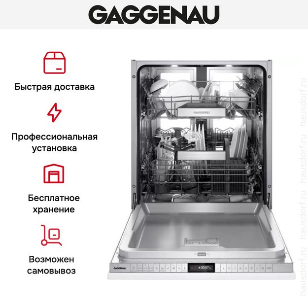 Встраиваемая посудомоечная машина Gaggenau DF480100 в Тюмени (preview 13)