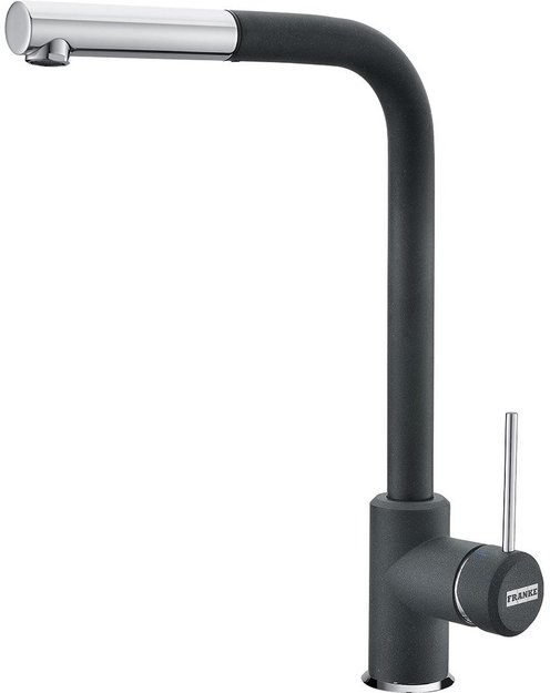 Смеситель Franke Sirius c выдвижном носиком Хром/Графит в Тюмени (preview 1)