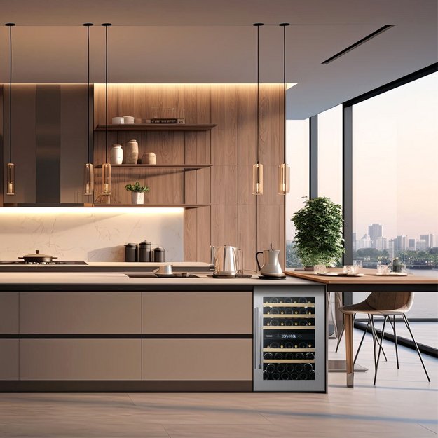 Винный шкаф Dunavox DVS-44.120DSS в Тюмени (preview 4)