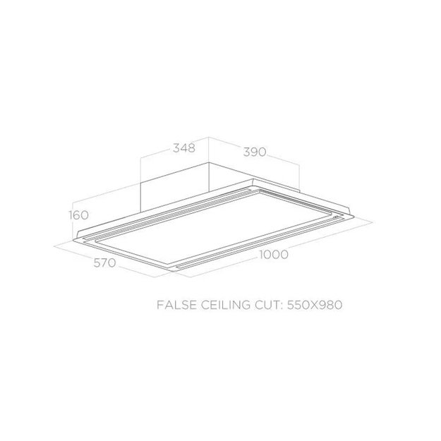 Встраиваемая вытяжка Elica HILIGHT-X H16 IX/A/100 в Тюмени (preview 3)