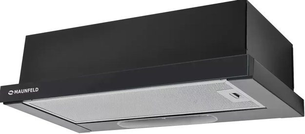 Встраиваемая кухонная вытяжка MAUNFELD VS Light Glass 60 черное стекло в Тюмени (preview 1)