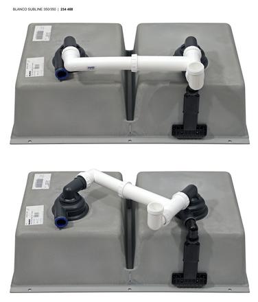 Мойка BLANCO SUBLINE 350/350-U Silgranit белый в Тюмени (preview 6)