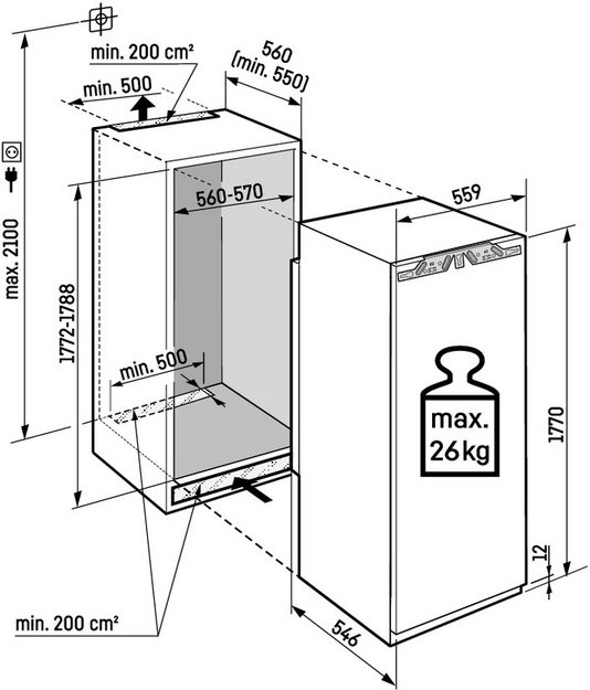 Встраиваемый холодильник Liebherr IRBdi 5170 Peak в Тюмени (preview 4)