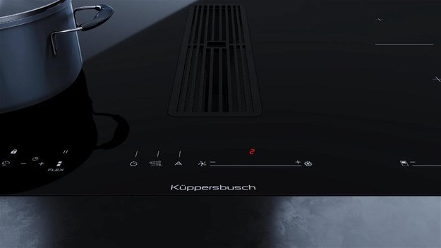 Варочная панель с вытяжкой Kuppersbusch KMI 8590.0 SR Black Velvet в Тюмени (preview 4)
