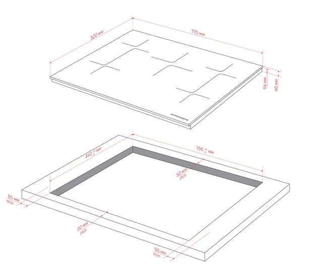 Индукционная варочная панель Kuppersberg ICI 818 в Тюмени (preview 7)