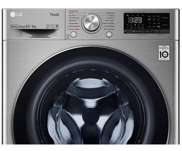 Стирально-сушильная машина LG F2V5GG2S в Тюмени (preview 12)