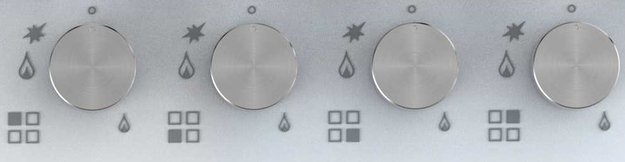 Газовая стеклянная варочная панель Korting HGG 6825 CTW в Тюмени (preview 3)