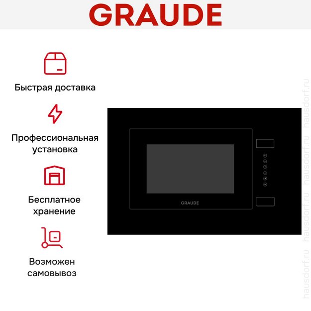 Встраиваемая микроволновая печь Graude MWG 38.1 S Comfort в Тюмени (preview 4)
