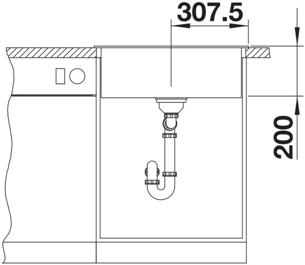 Мойка BLANCO NAYA 6 Silgranit серый беж в Тюмени (preview 8)