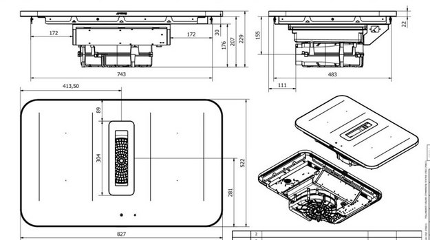 Варочная панель с вытяжкой Smeg HHSL7844X в Тюмени (preview 6)