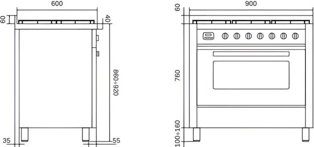 Варочный центр Ilve L096-WMP/MGD в Тюмени (preview 3)